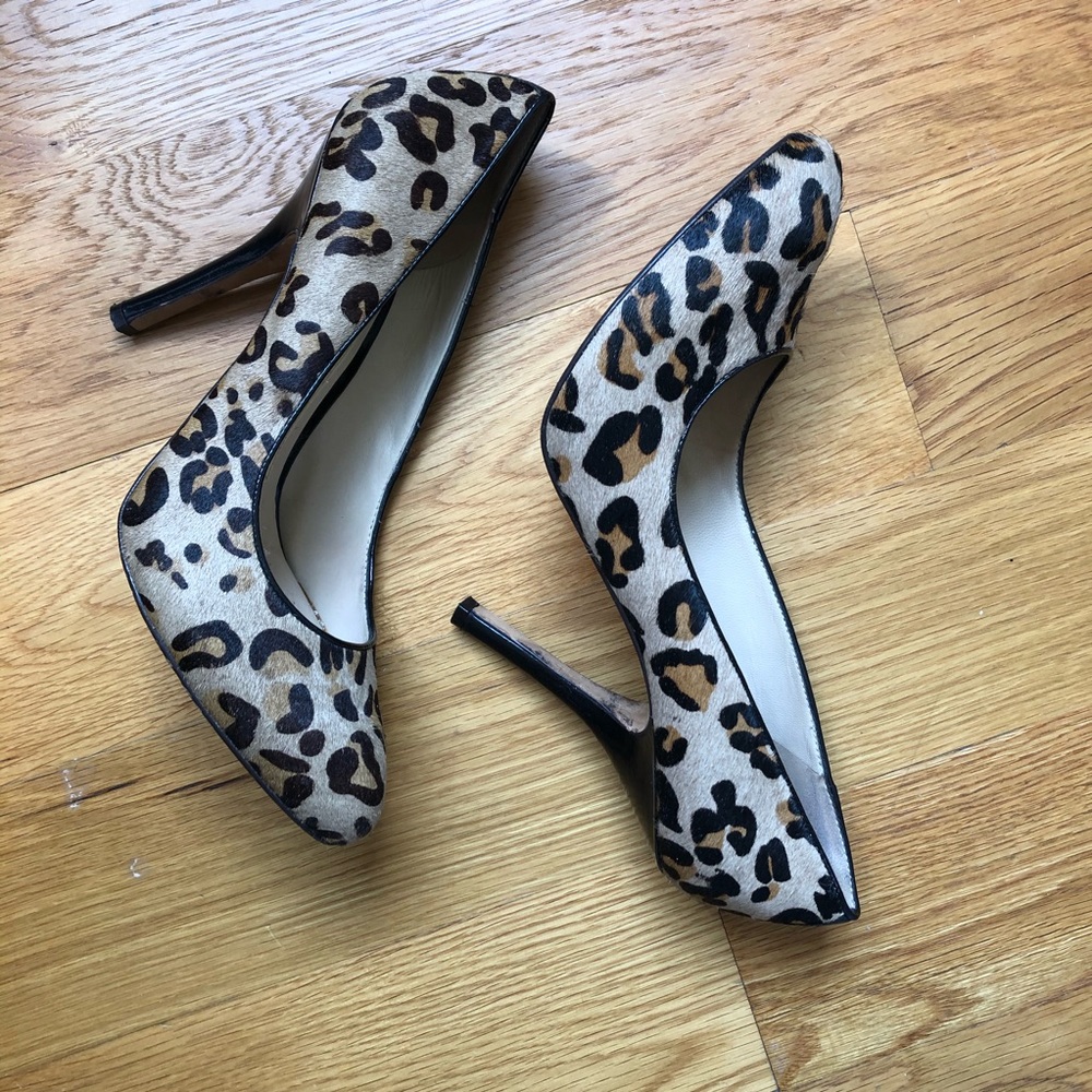 Joan And David Animal Print Calf Hair Heels Size 8.5